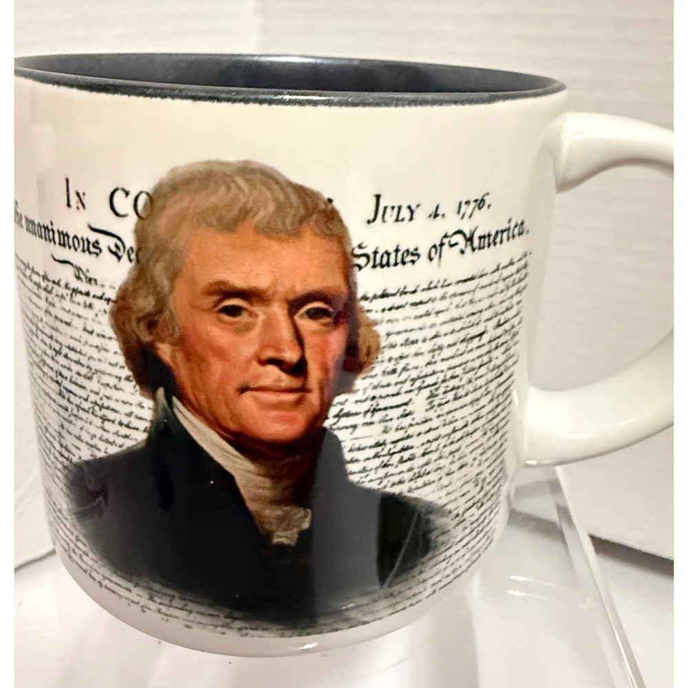 Colonial Williamsburg Thomas Jefferson Declaration of‎ Independence Coffee Mug